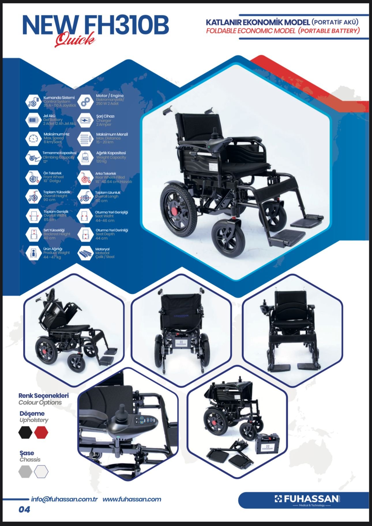 fuhassan FH 310B Quick (manyetik frenli) - Görsel 3